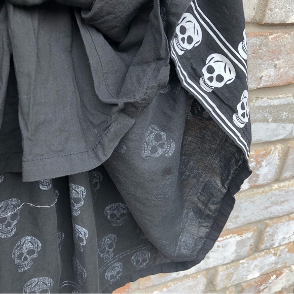 Free For Humanity France Skull Skeleton Dress sz S - Picture 11 of 13